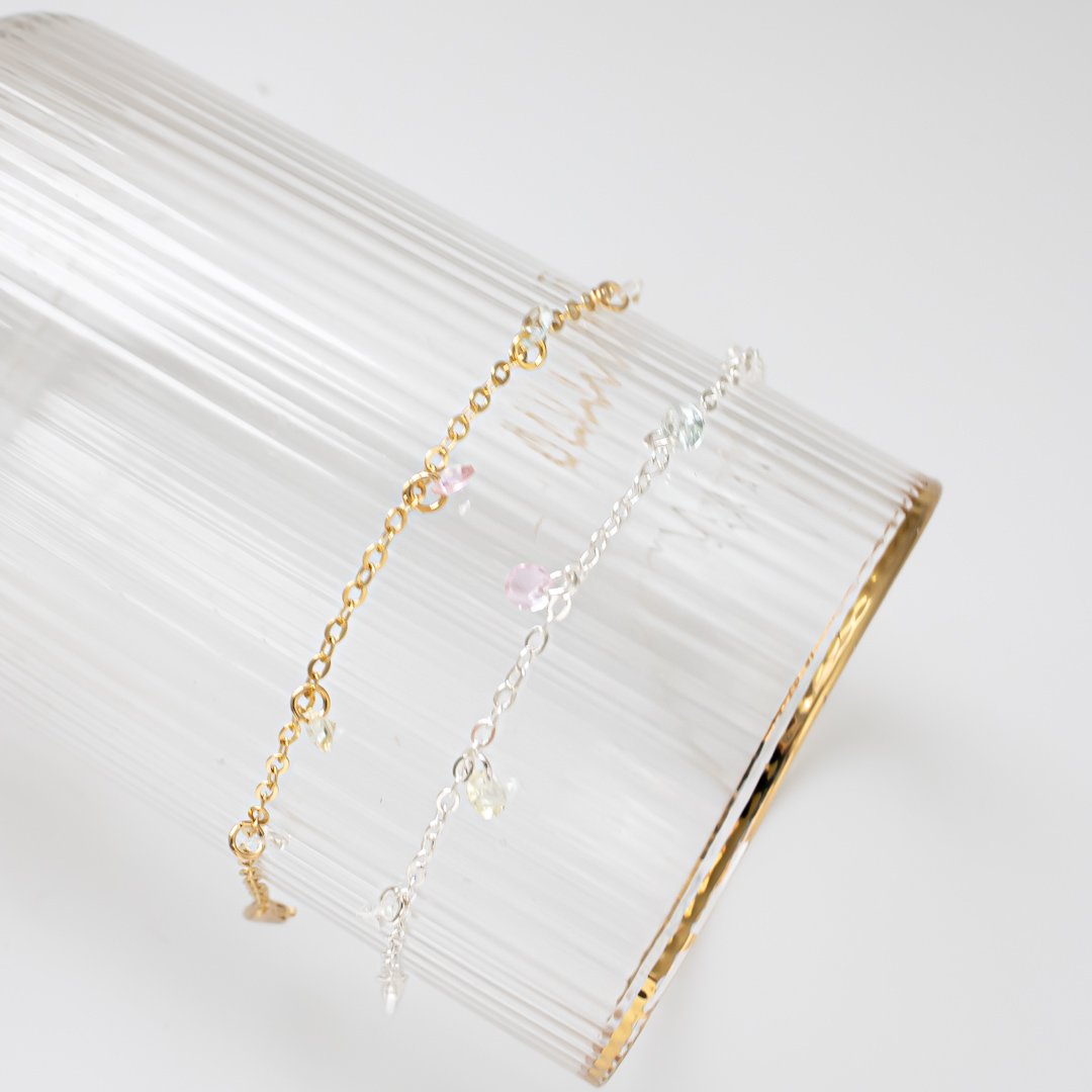 Pulseira Regular - Cristais Coloridos (Adulto ou Infantil)