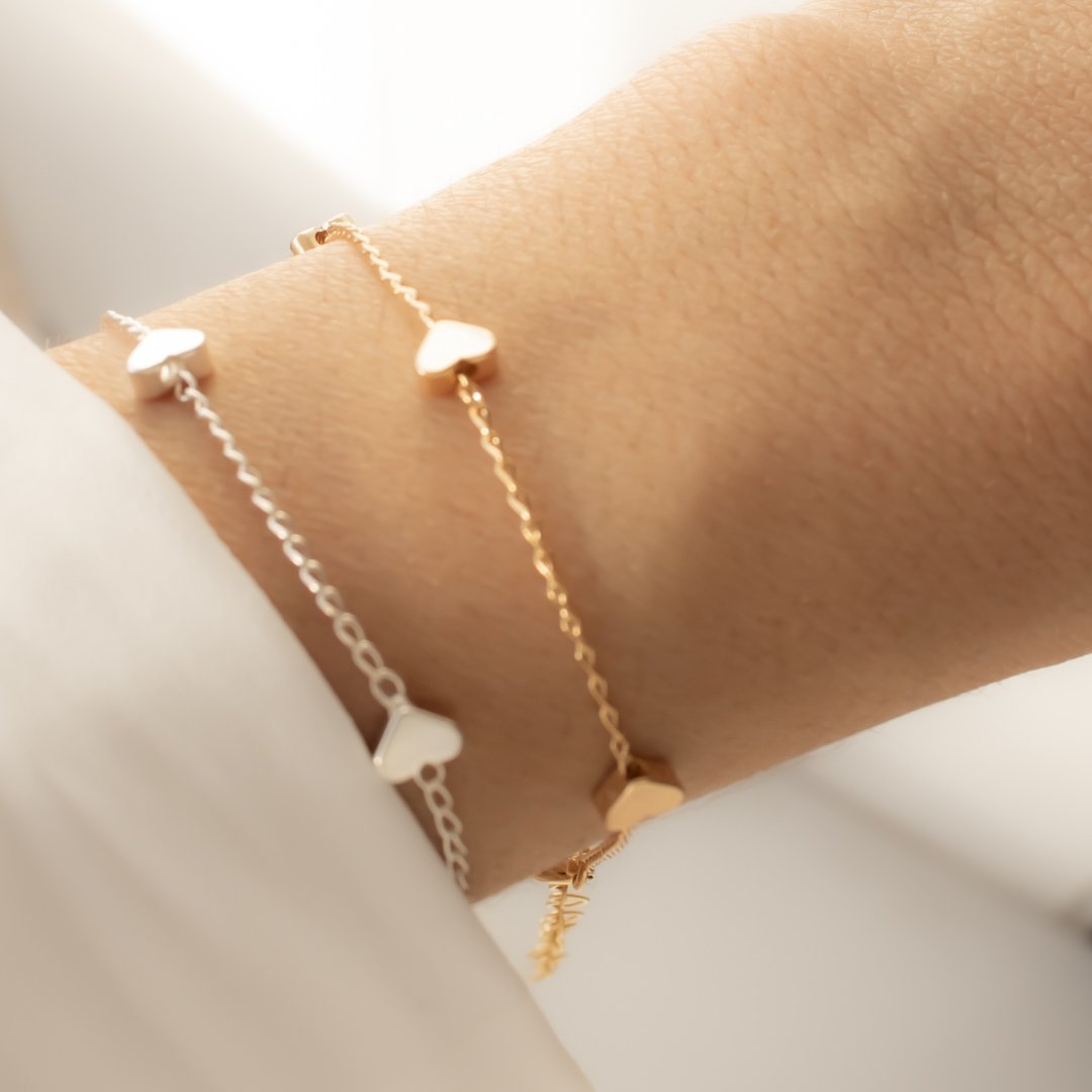 Pulseira Regular - Mini Corações