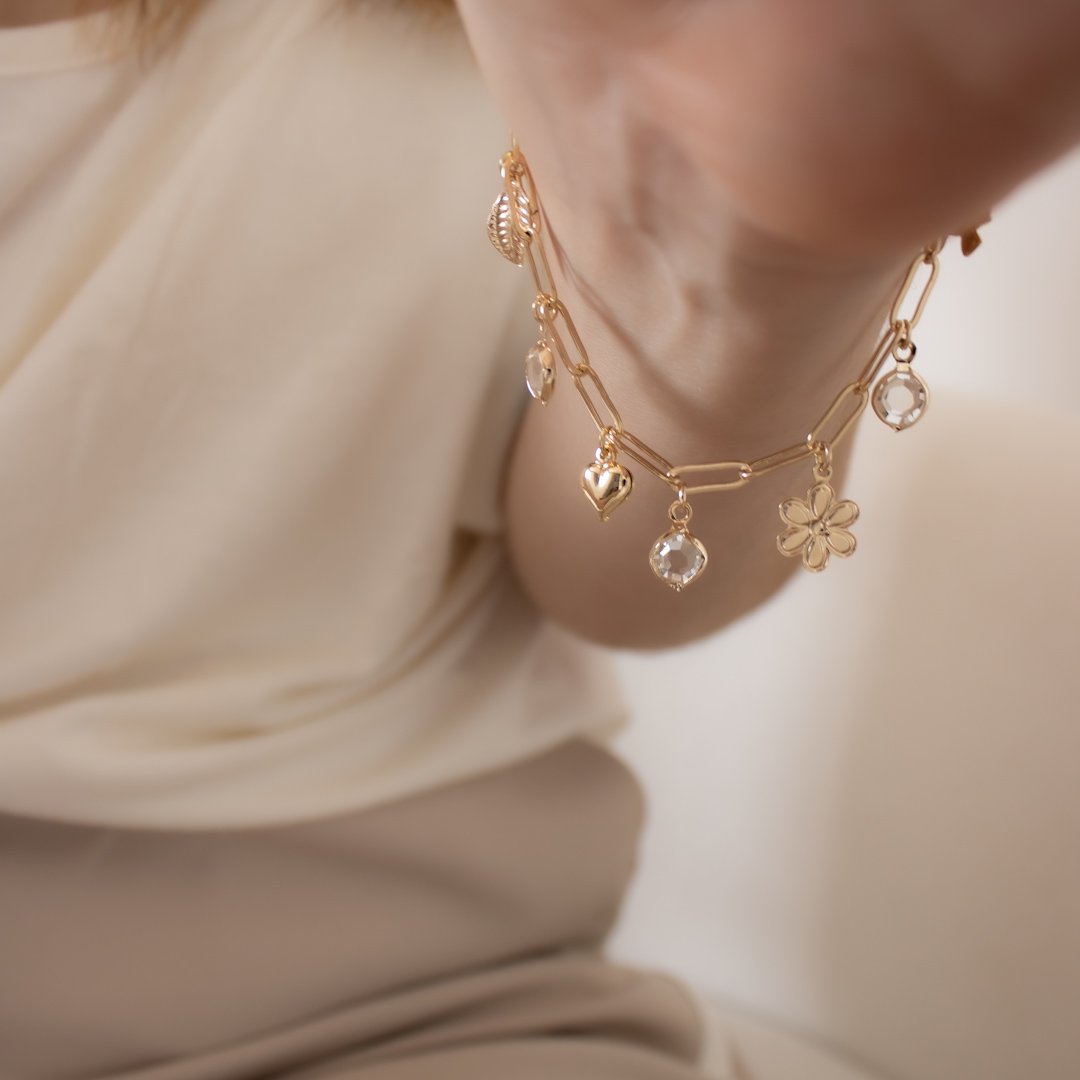 Pulseira Regular - Mix de Pingentes