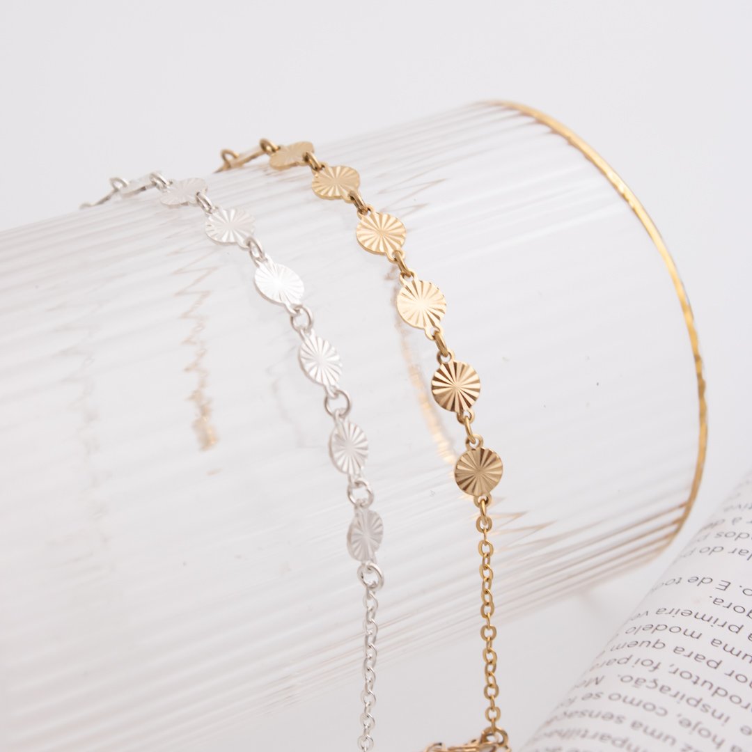 Pulseira Regular - Moedas Texturizadas