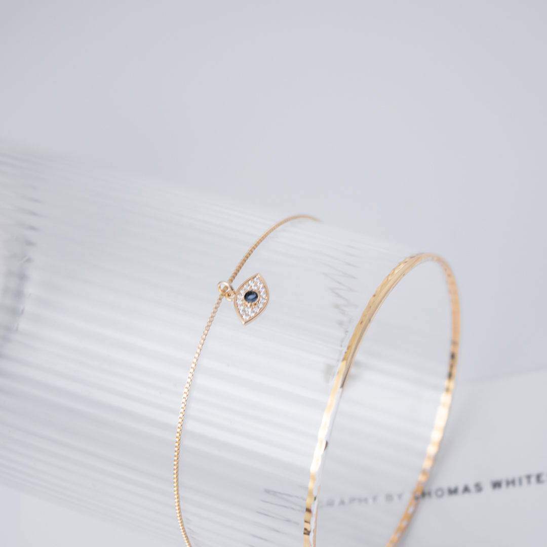 Pulseira Regular - Olho Grego Zircônia