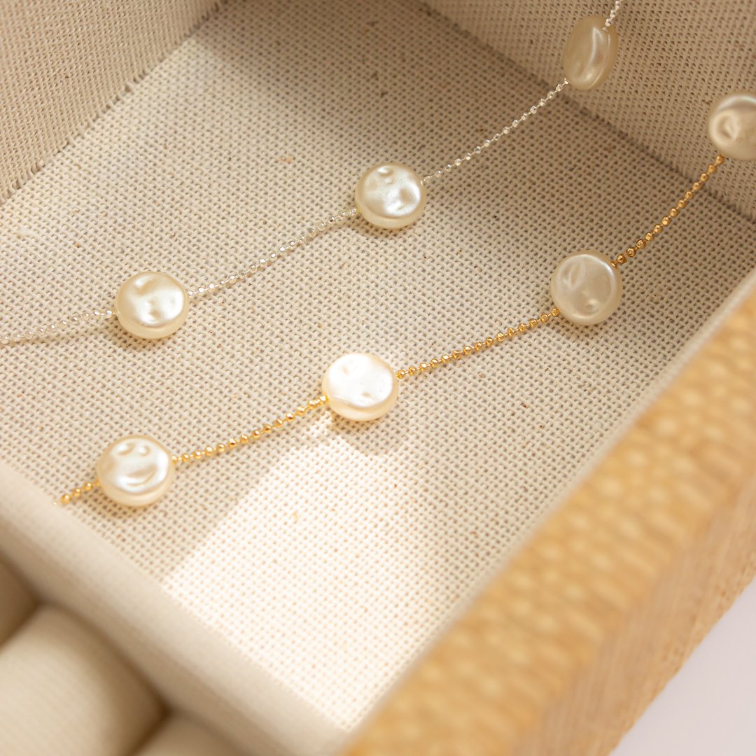 Pulseira Regular - Pérolas Barrocas