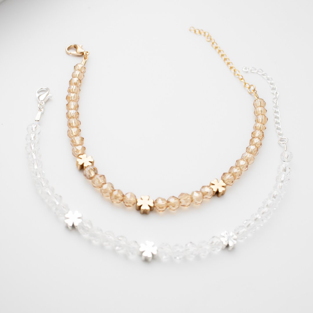 Pulseira Regular - Trevinhos Cristais