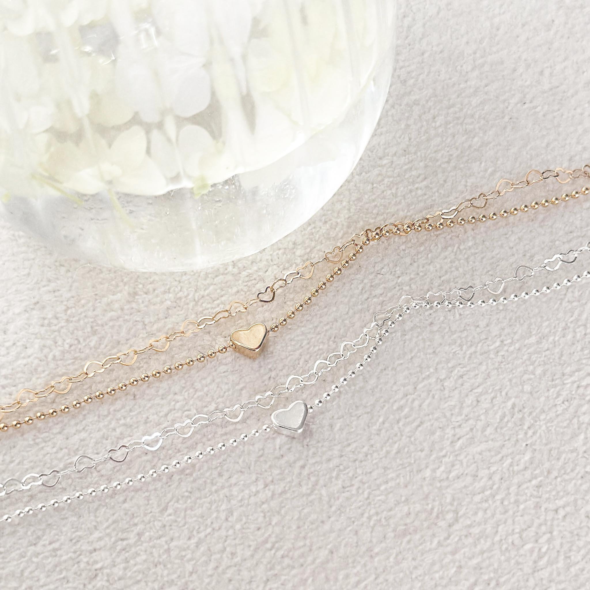 Tornozeleira Dupla - Coração